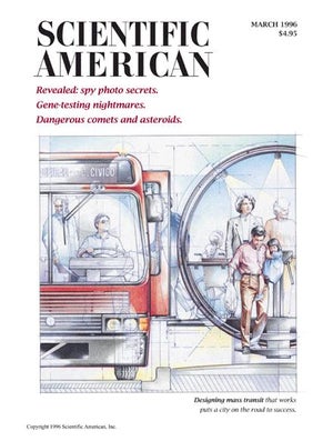 Scientific American Magazine Vol 274 Issue 3