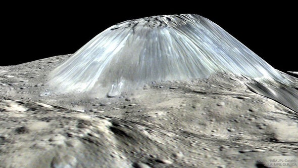 Giant Ice Volcanoes Once Covered Dwarf Planet Ceres