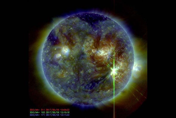 Sun Unleashes Strongest Solar Flare of Past Decade