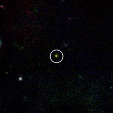 Astronomical Artifact: Most Distant Object Yet Detected Carries Clues from Early Universe