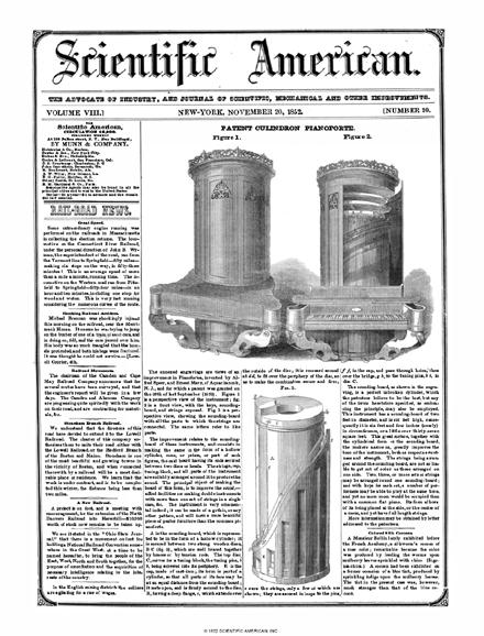 Scientific American Magazine Vol 8 Issue 10