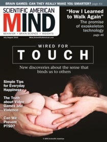 Scientific American Mind Volume 26, Issue 4