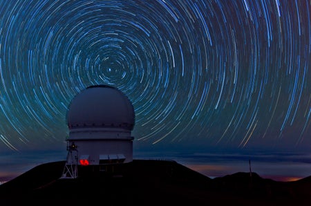 Mauna Kea Star Trails.