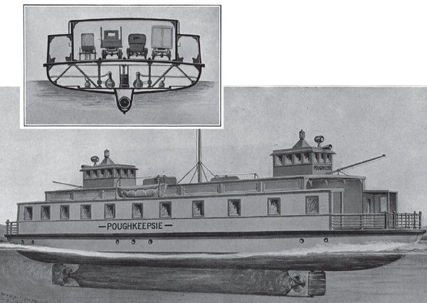 1921: Vehicle ferry.