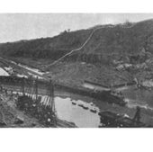 Landslides in the Panama Canal, 1912:
