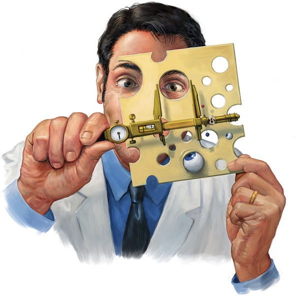 Number and Size of Swiss Cheese Holes Can Be Programmed