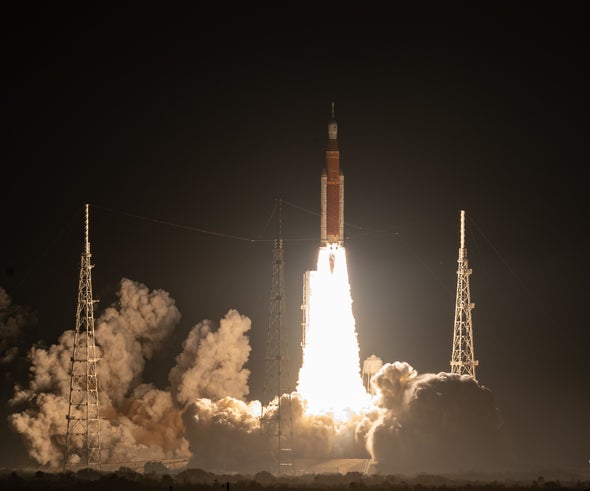 Artemis I Launches U.S.'s Long-Awaited Return to the Moon - Scientific  American