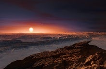 Did We Receive a Message from a Planet Orbiting the Nearest Star?