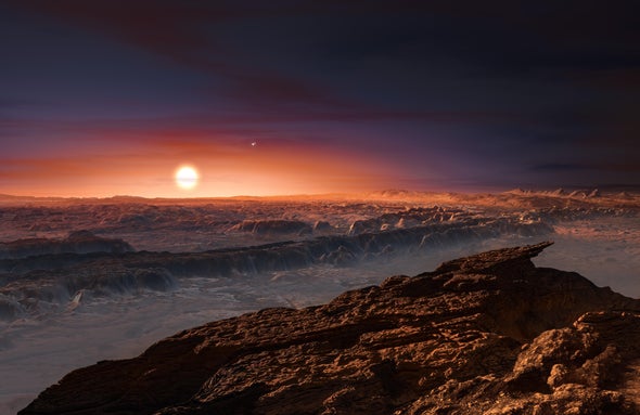 Did We Receive a Message from a Planet Orbiting the Nearest Star?
