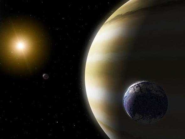 Proposed Exomoon Defies Formation Theories
