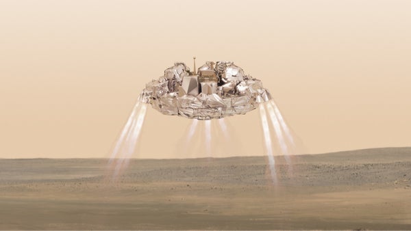 The Schiaparelli lander