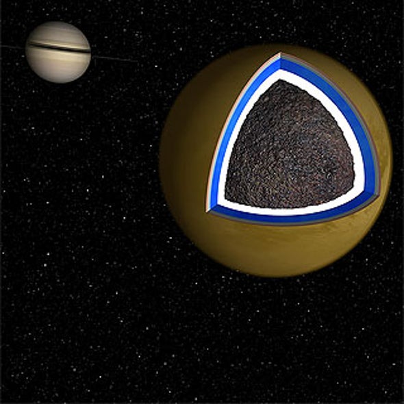 Signs of Hidden Ocean Underneath Titan's Crust