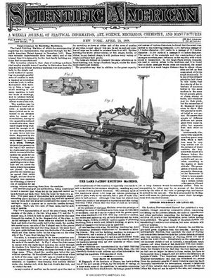Scientific American Magazine Vol 18 Issue 17
