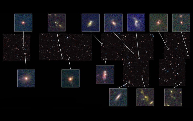 Les nouvelles galaxies du JWST sont les plus anciennes jamais vues