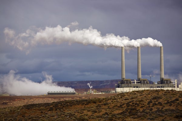 Navajo Generation Station power plant, Page, Arizona.