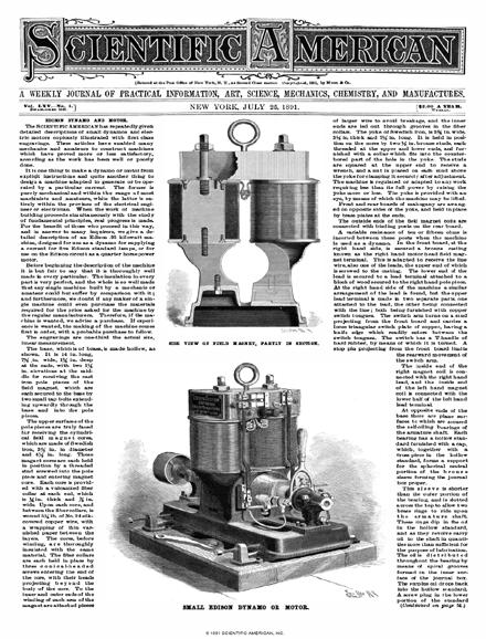 Scientific American Magazine Vol 65 Issue 4