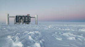 South Pole Experiment Traps Neutrinos from Beyond the Galaxy