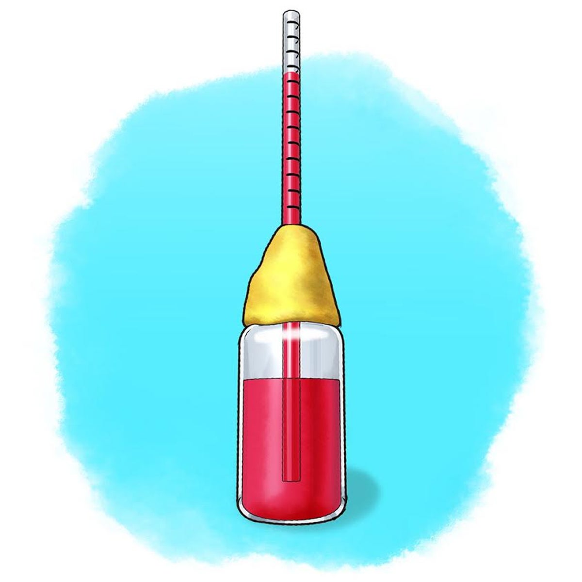 Thermometer in a Bottle 