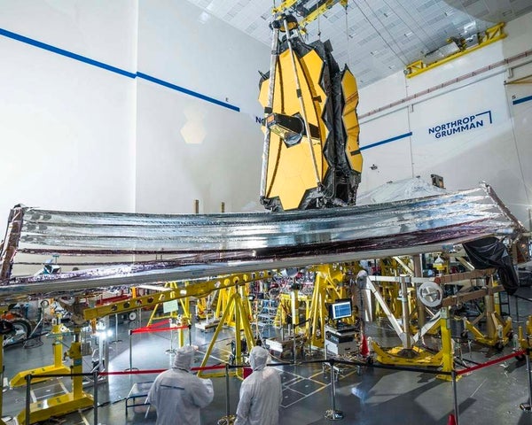 James Webb Telescope susshield is tested