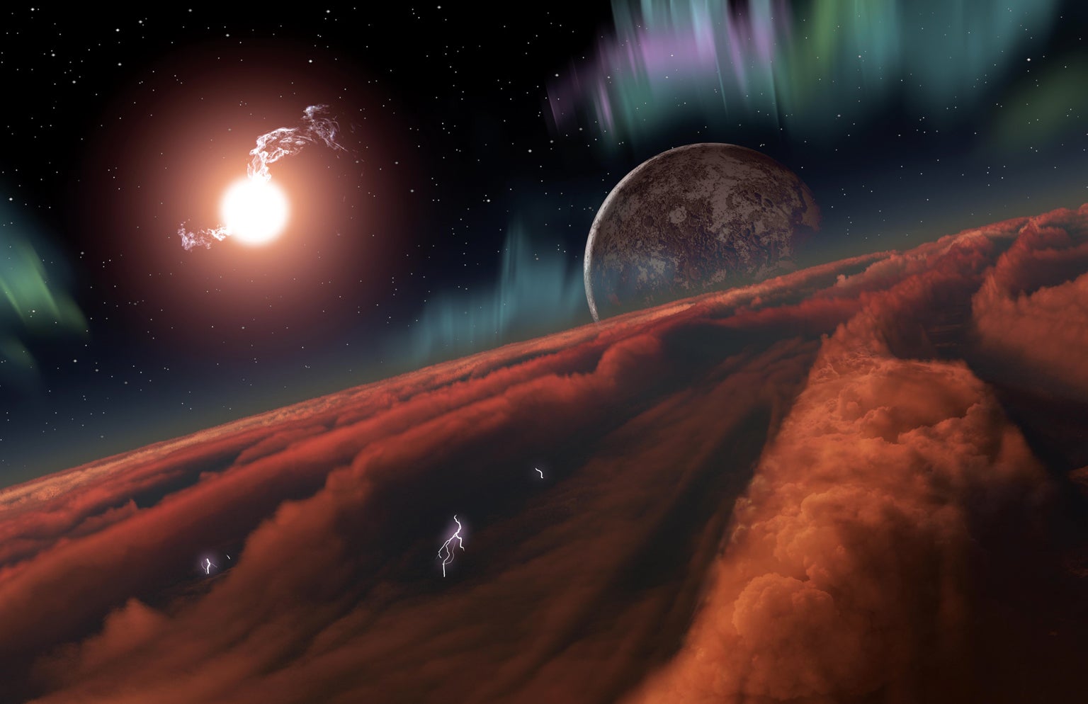 red giant exoplanet landscape