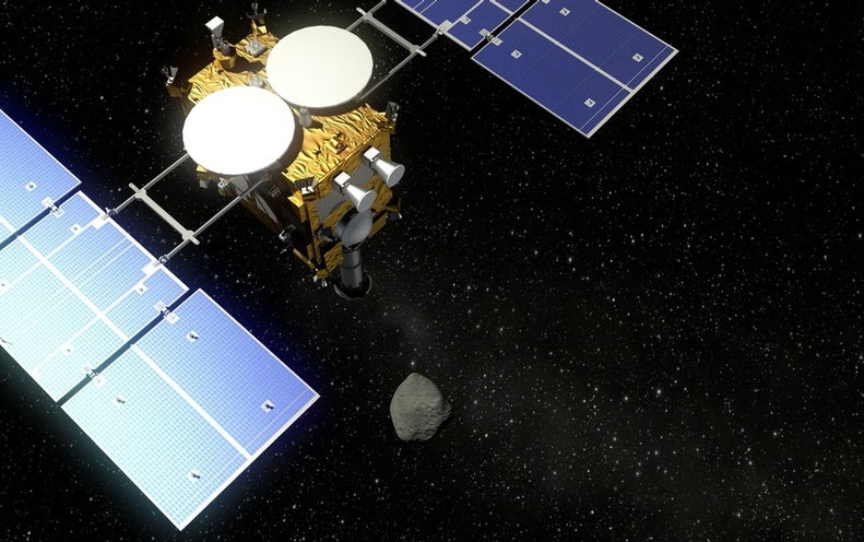 Japan's Hayabusa 2 Spacecraft Nears Its Target, the Asteroid Ryugu - Scientific American