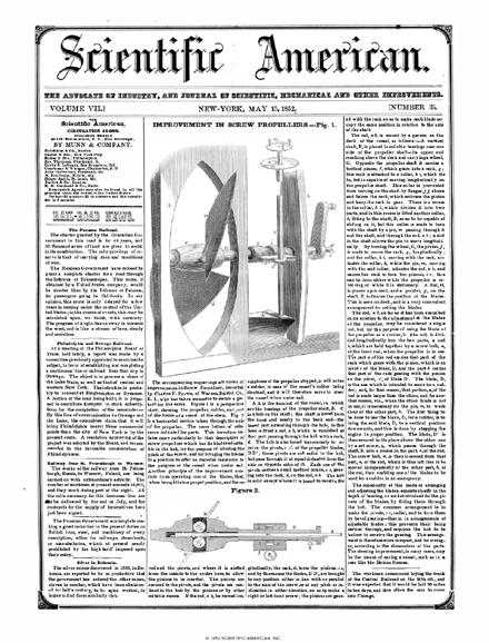Scientific American Magazine Vol 7 Issue 35
