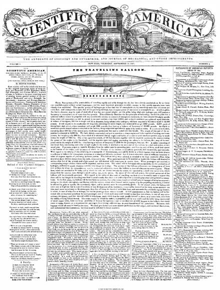 Scientific American Magazine Vol 1 Issue 4
