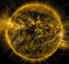 The Sun's Magnetic Poles Are Vanishing