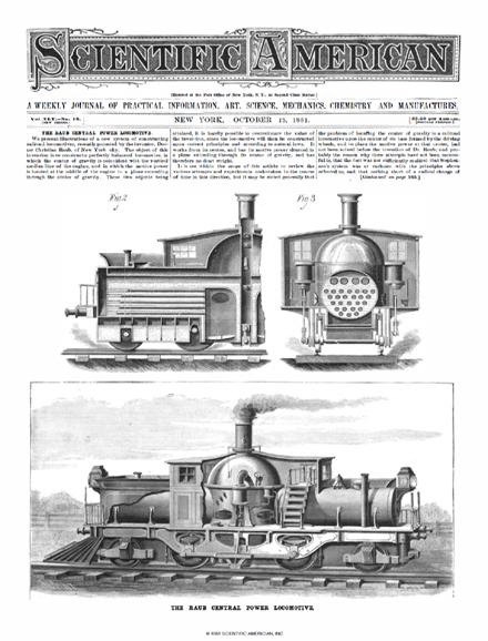Scientific American Magazine Vol 45 Issue 16