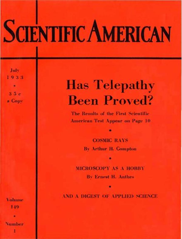 Scientific American Magazine Vol 149 Issue 1