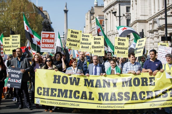 U.S. Penalizes Syrian Weapons Scientists after Sarin Attack