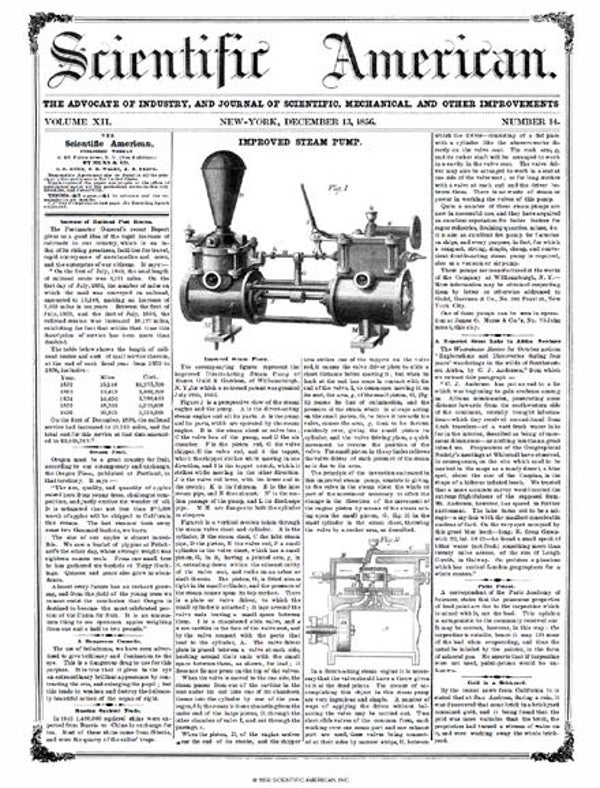 Scientific American Magazine Vol 12 Issue 14