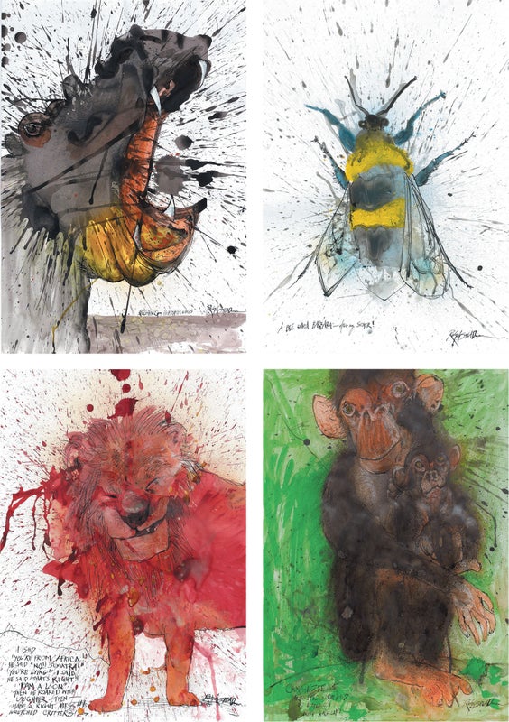 Ralph Steadman's World of Endangered Animals, a Natural History of Carbon and Other New Science Books