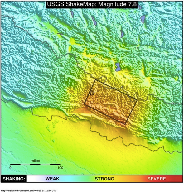 Major Earthquake Hits Nepal