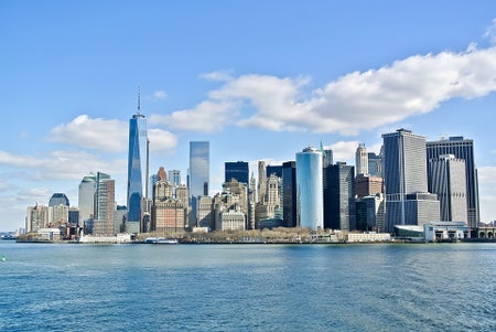 Lower manhattan skyline