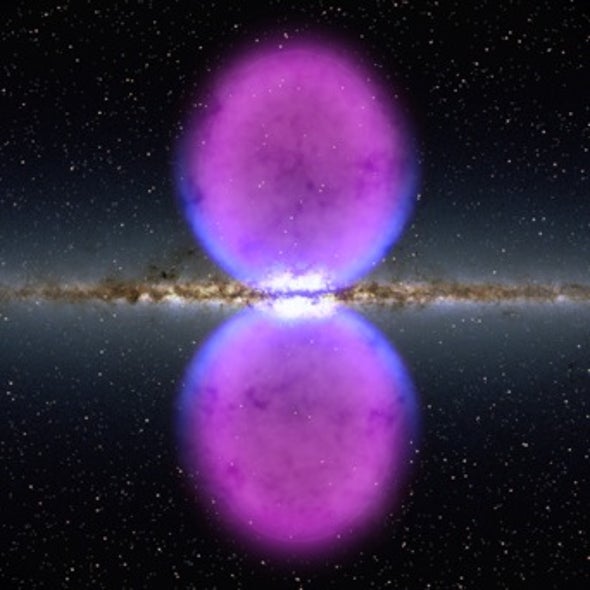 Hidden in Plain Sight: Researchers Find Galaxy-Scale Bubbles Extending from the Milky Way