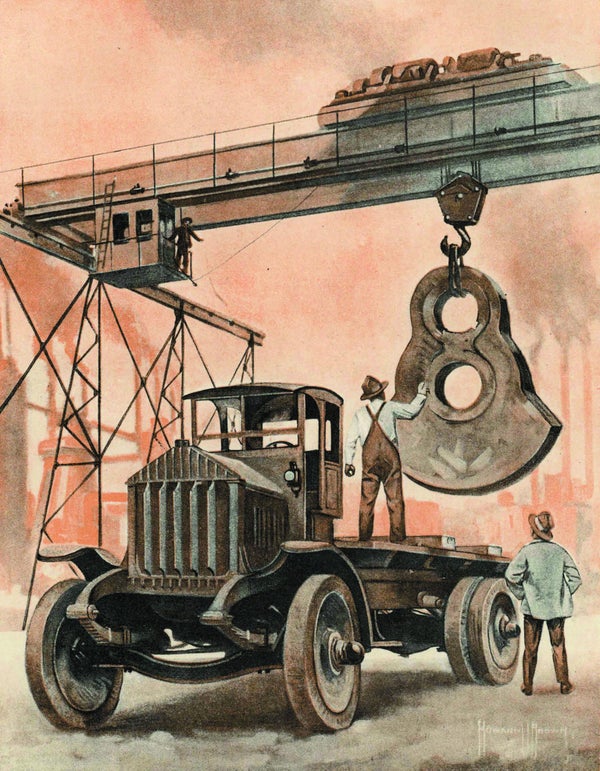 Truck image Scientific American January 8, 1921