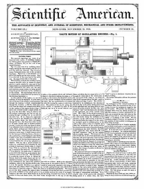 Scientific American Magazine Vol 9 Issue 10