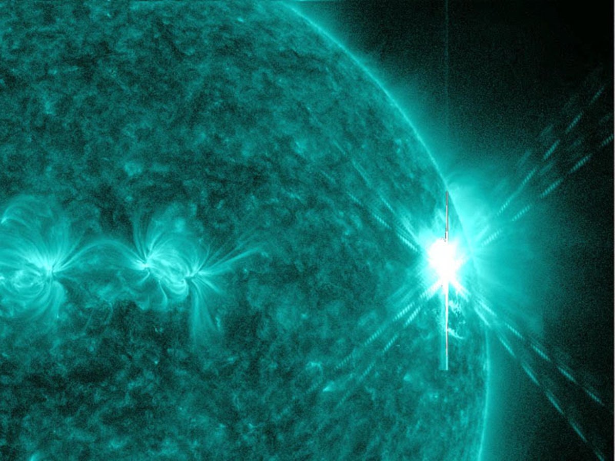 Solar flare captured by NASA's Solar Dynamics Observatory in August