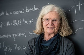 Soap-Bubble Pioneer Is First Woman to Win Prestigious Math Prize