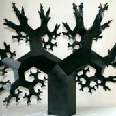 "Mitered Fractal Tree I," by Koos Verhoeff and Anton Bakker
