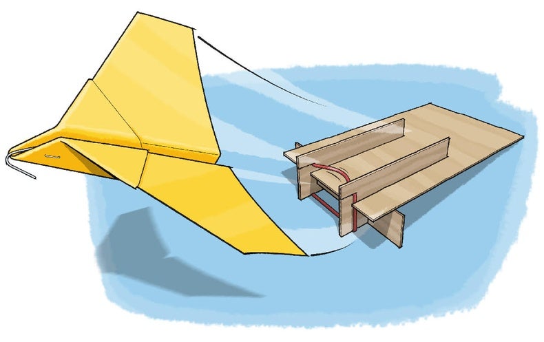 opgraven financiën samenwerken Build a Paper Airplane Launcher - Scientific American