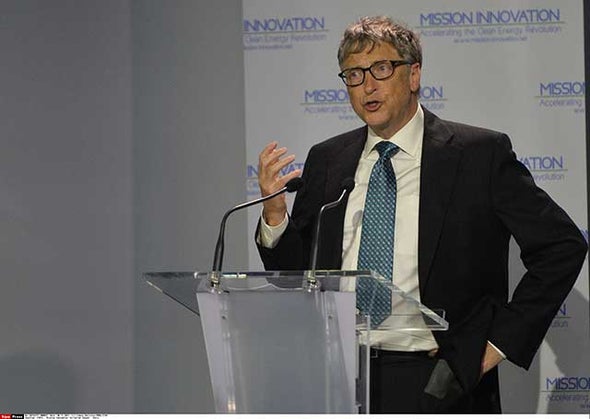 Gates Joins Big Wigs in Paris to Push Clean Energy Initiative