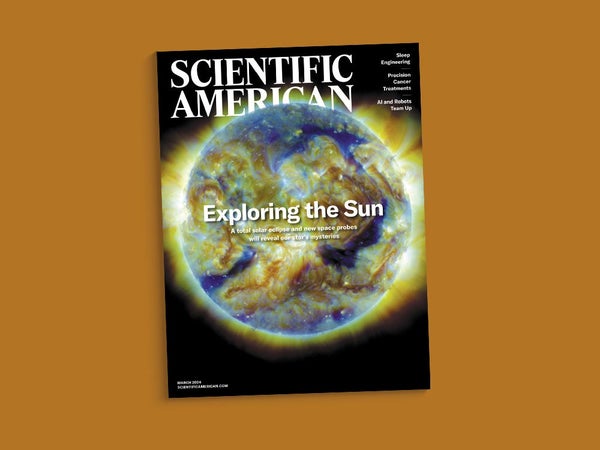 Trang bìa số tháng 3/2024 của tạp chí Scientific American.