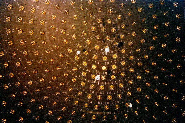 MiniBooNE neutrino detector interior.