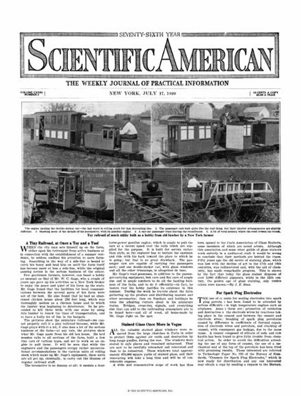 Scientific American Magazine Vol 123 Issue 3
