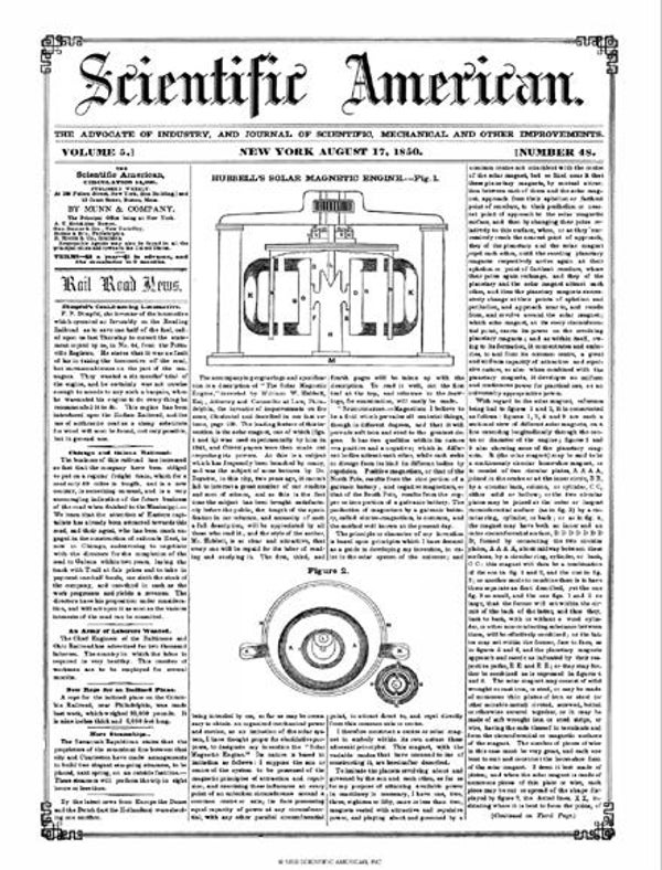 Scientific American Magazine Vol 5 Issue 48