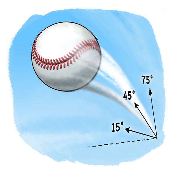 The Physics of Baseball How Far Can You Throw? Scientific American