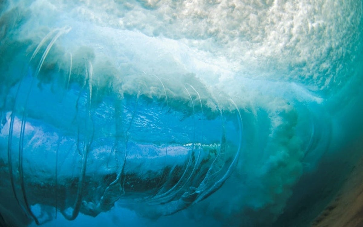 Blue Ocean Wave print by Editors Choice