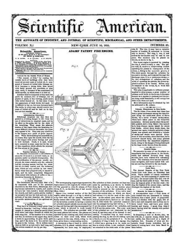 Scientific American Magazine Vol 10 Issue 40